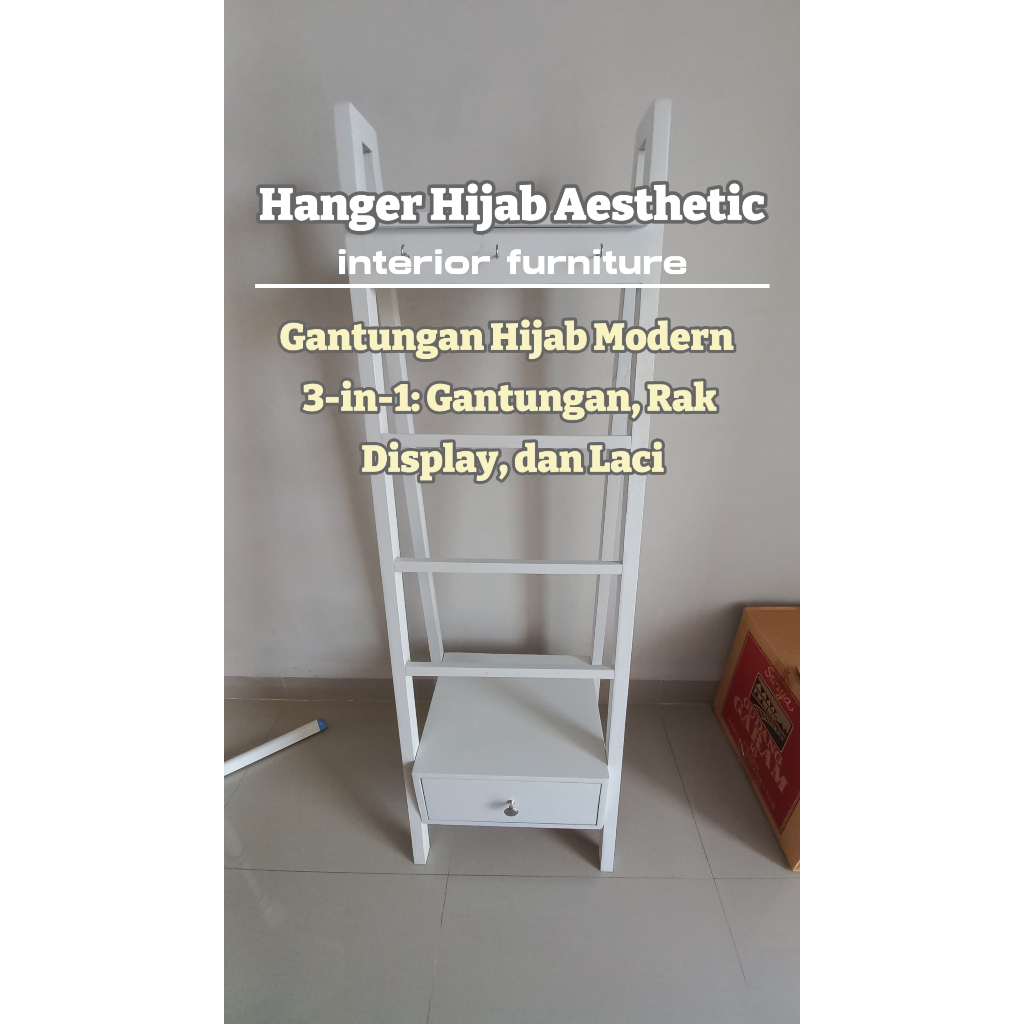 RAK GANTUNGAN HIJAB MODERN/HANGGER JILBAB MINIMALIS