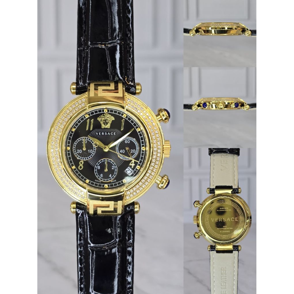 JAM TANGAN WANITA REVE PHYTON CHRONOGRAPH 43MM PREMIUM SUPER GRADE AAA