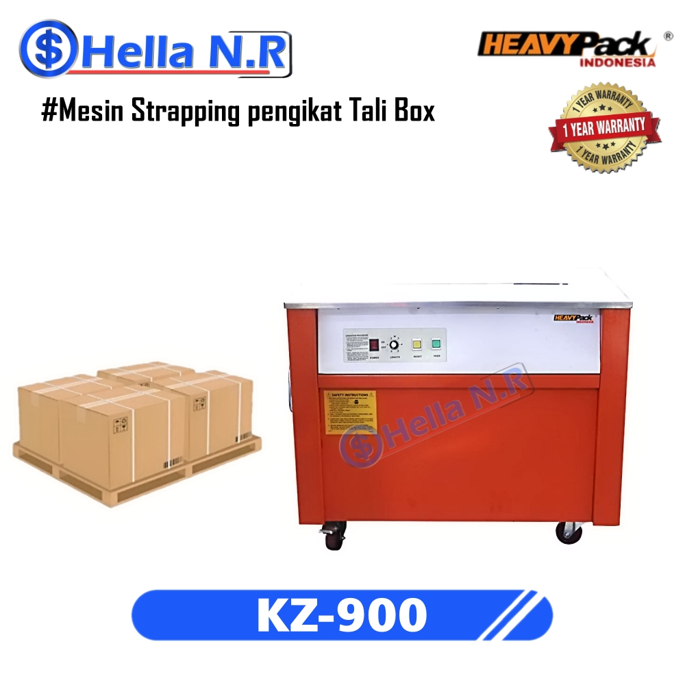 Mesin Strapping Band / Pengikat Tali Kardus Box KZ-900 Heavypack