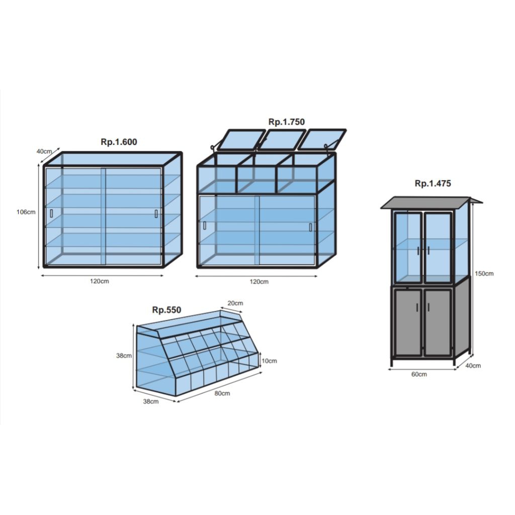 etalase pesanan khusus warung sembako