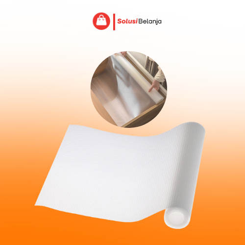 Alas lemari transparan EVA rumah tangga alas laci anti air dan anti lembap bisa dipotong alas kulkas