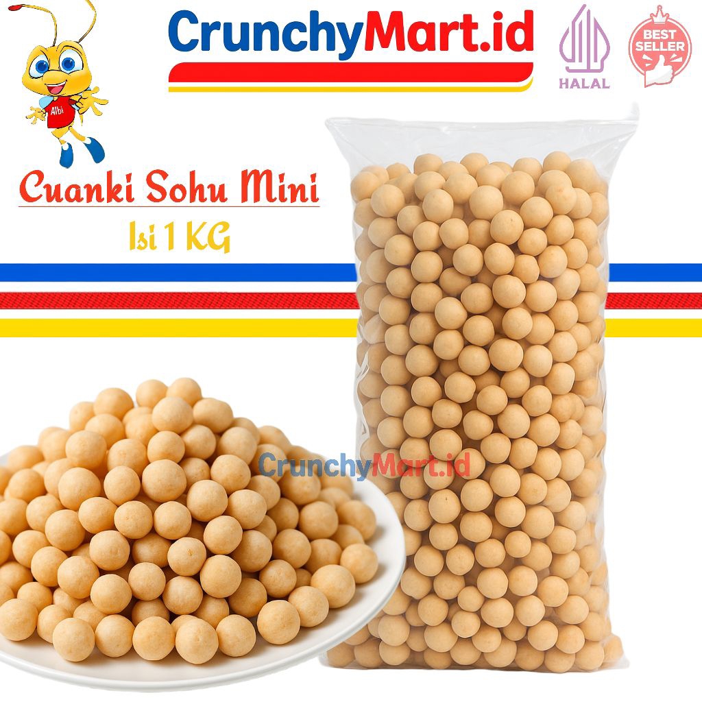 

Sohu Mini 1Kg - Cuanki Bulat | Makanan Ringan Serbaguna | Topping Baso Aci Serbaguna