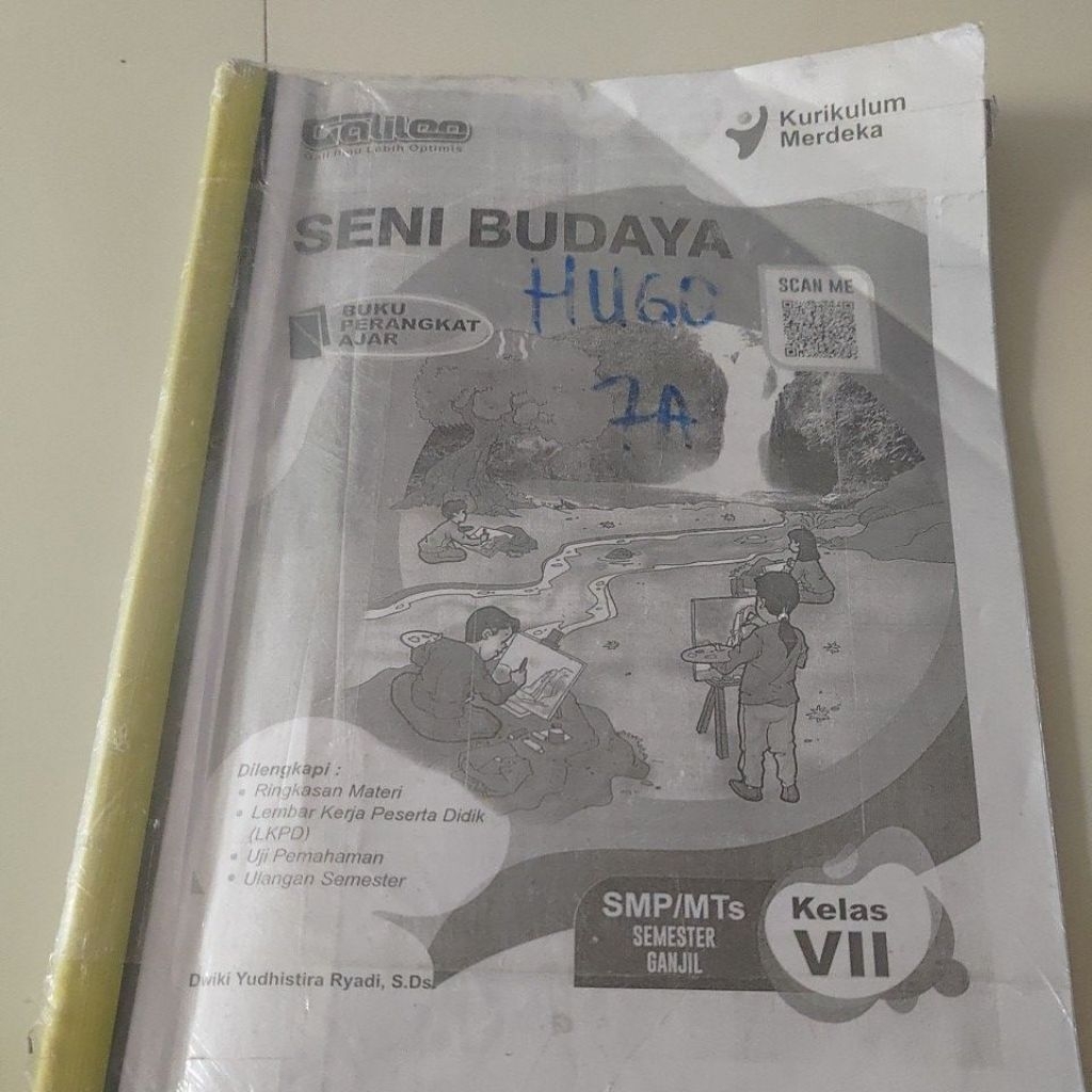 LKS seni budaya semester 1 kelas 7 kurikulum merdeka penerbit Galileo Dwiki Yudistira Riyadi
