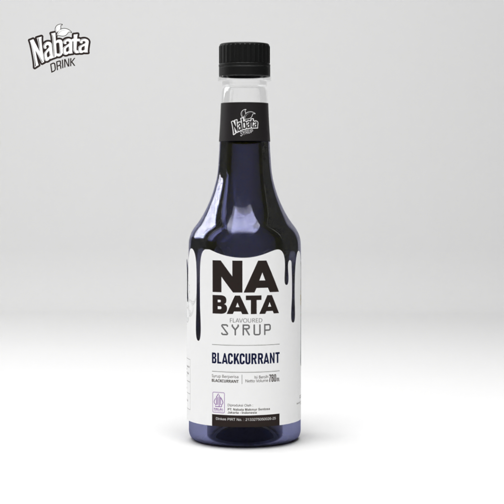 

Sirup Blackcurant Premium 760ml Syrup Blackcurant Nabata Untuk Campuran Teh Dan Soda