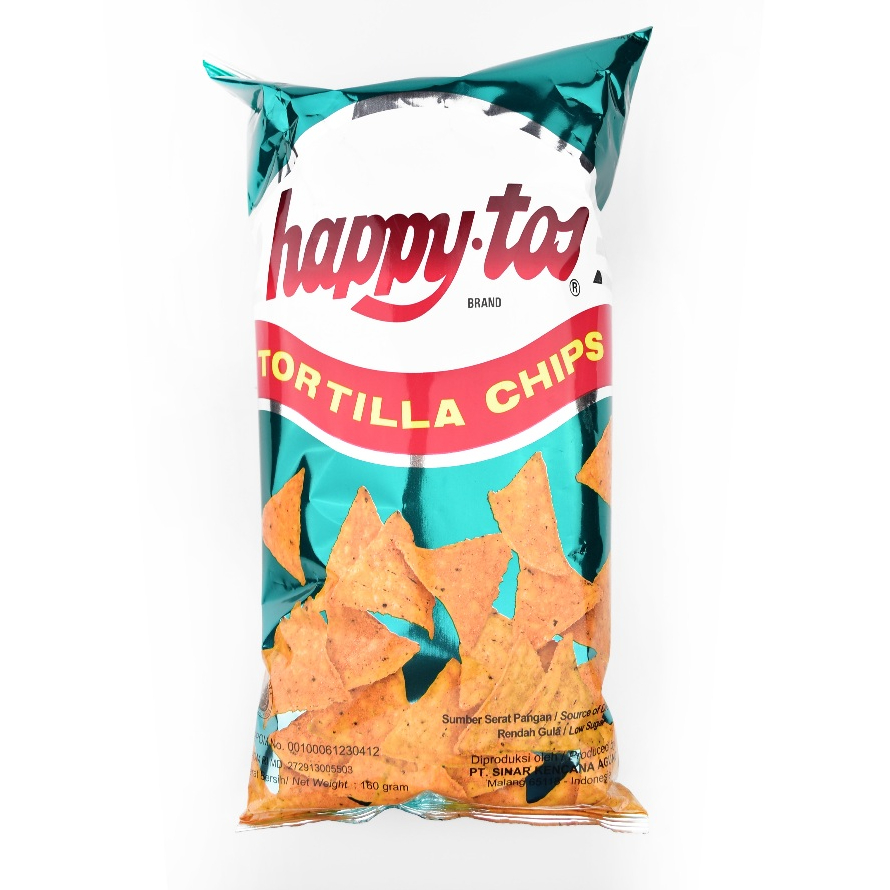 

HAPPY TOS TORTILLA CHIPS 160 GR / HIJAU