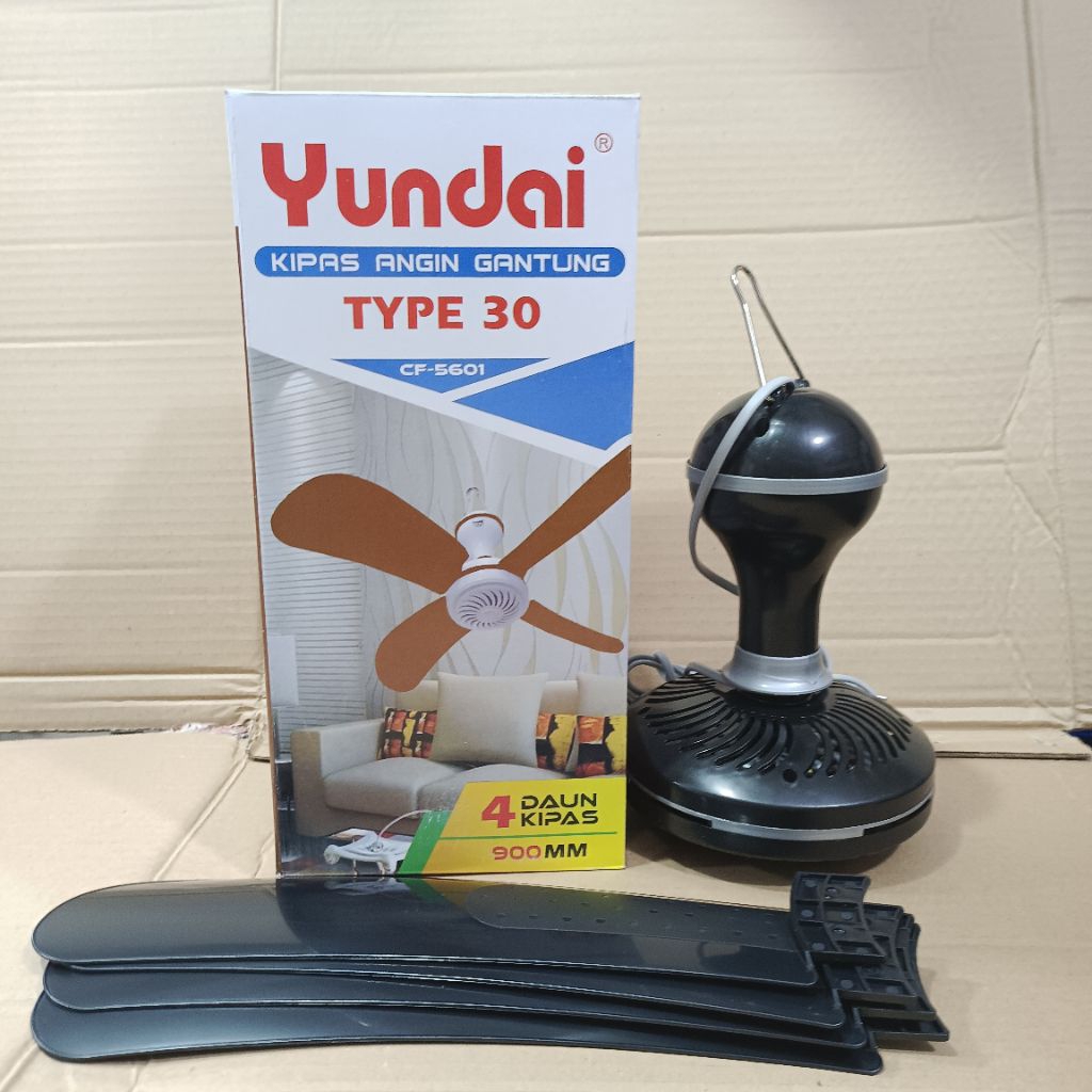 Ay00 Kipas Angin gantung Helifan Yundai Kipas Baling Baling 700mm 900mm