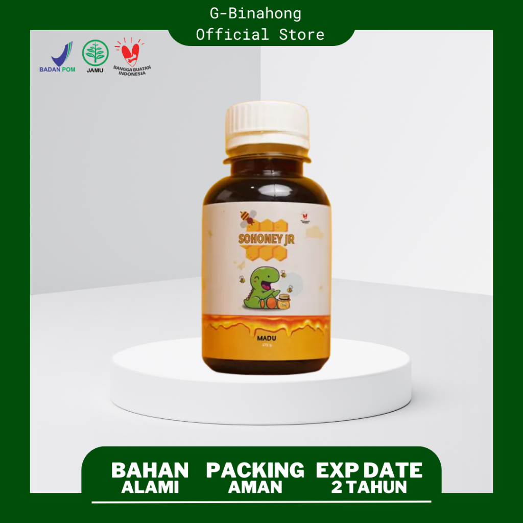 

Sohoney Jr - Madu Herbal Alami untuk Menambah Nafsu Makan dan Meningkatkan Daya Tahan Anak