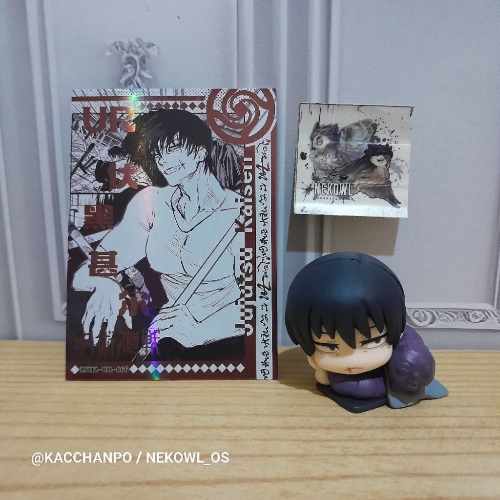 SET Toji Fushiguro Official Merchandise Jujutsu Kaisen Merch JJK Anime Plush Doll Mini Figure Onemut