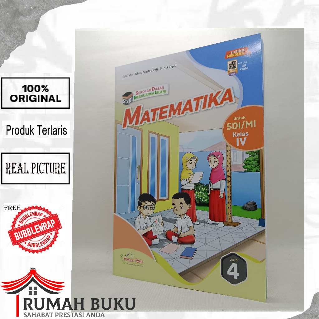 SDBI Matematika Pustaka Mulia kelas 4 kurikulum merdeka