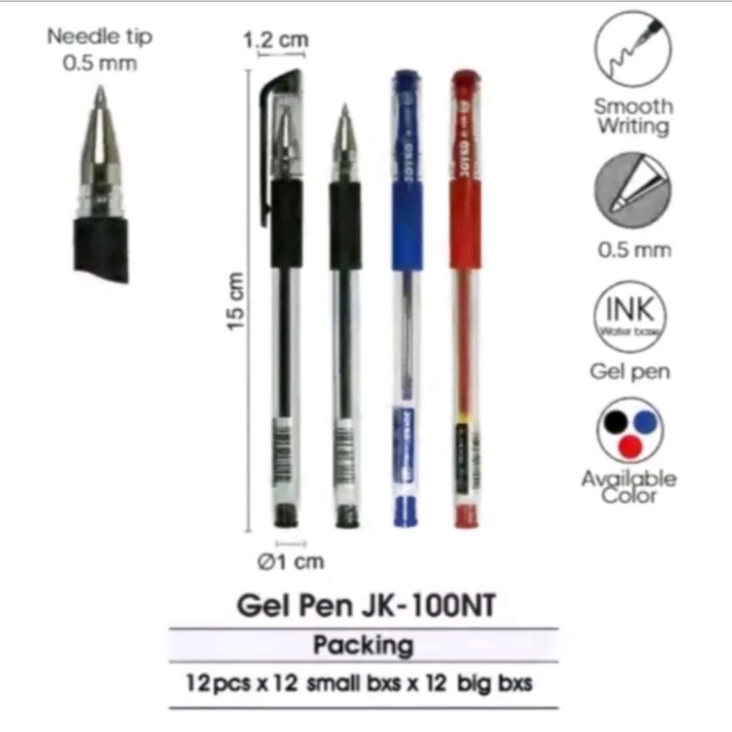 

PULPEN JOYKO jk 100 tahan air 0.5mm