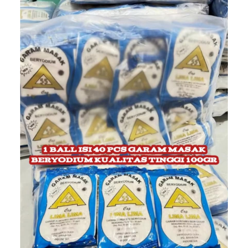 

1 Bal Garam Dapur/Garam Masak Mutiara Laut 100 Gr