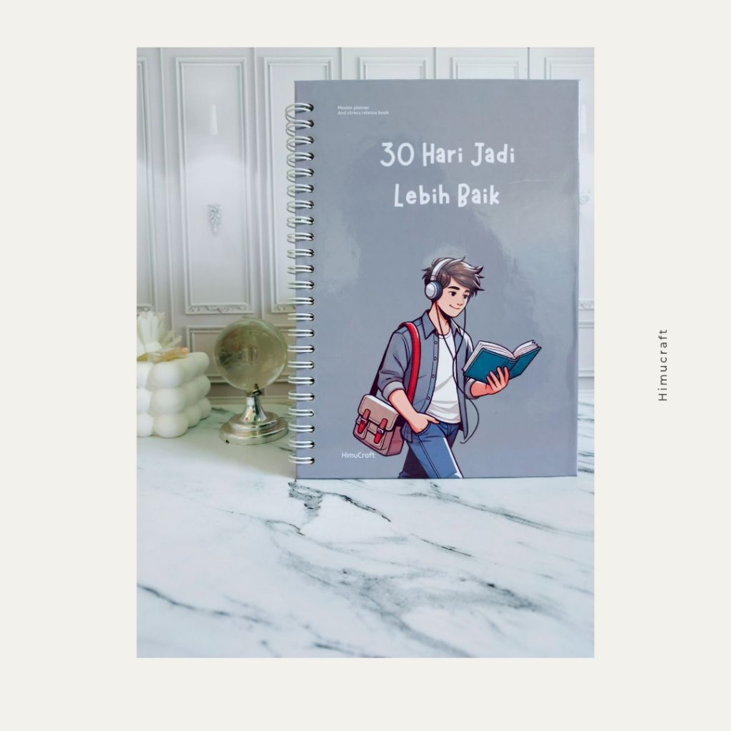 

Stress Release Book | Muslim Planner, Daily Journal, Buku Catatan Harian, Planner Islami Custom