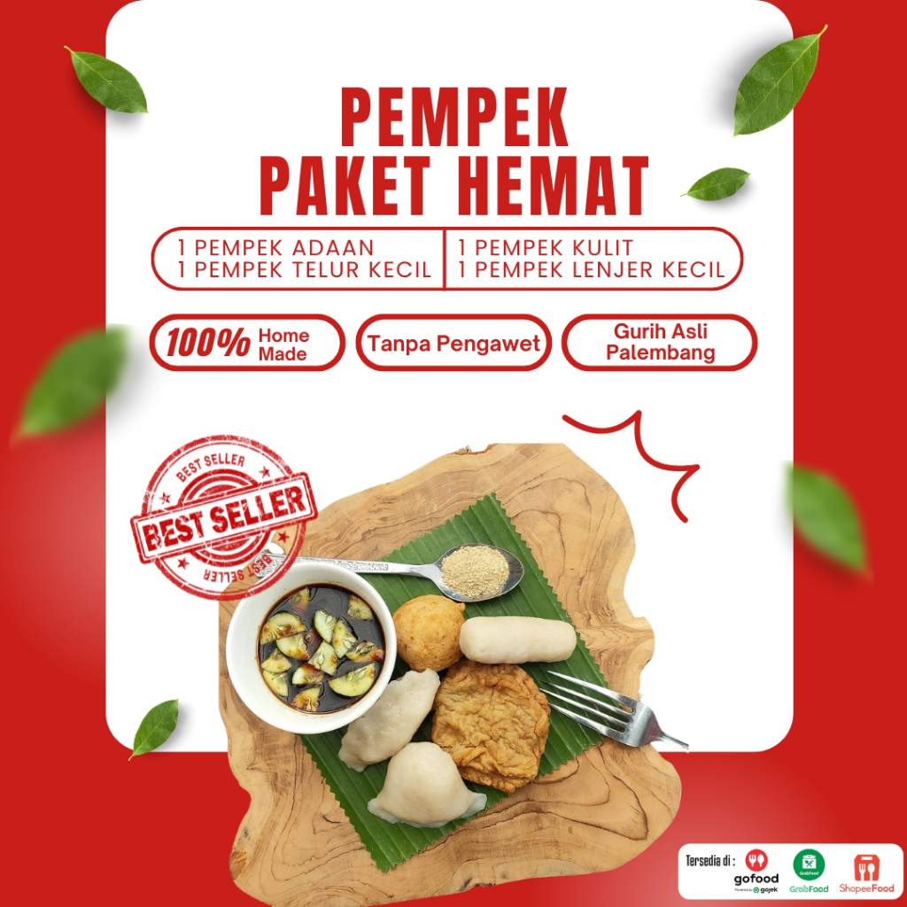 

Pempek Ikan Tenggiri Asli Pempek Asli Palembang (Paket Hemat)