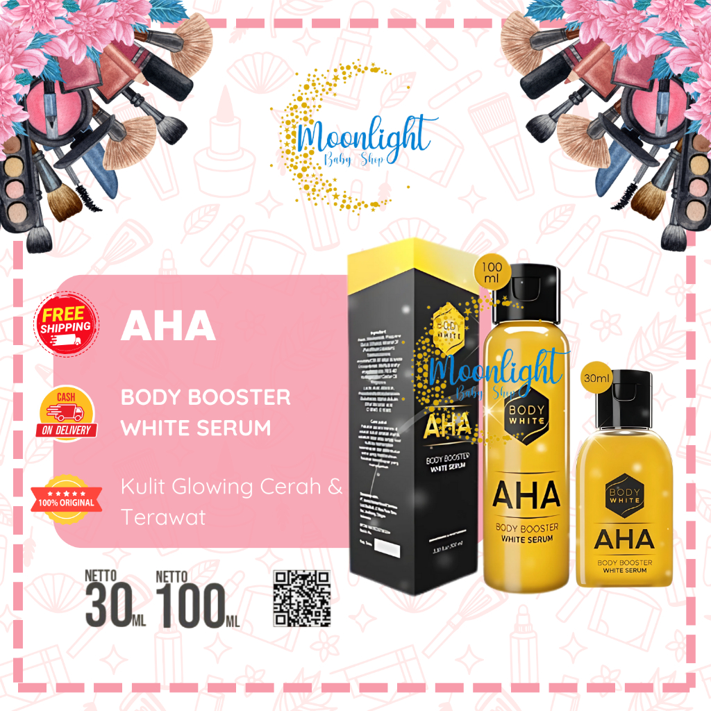 Body White AHA Body Booster White Serum 30ml | 100ml | Serum Pemutih Kulit