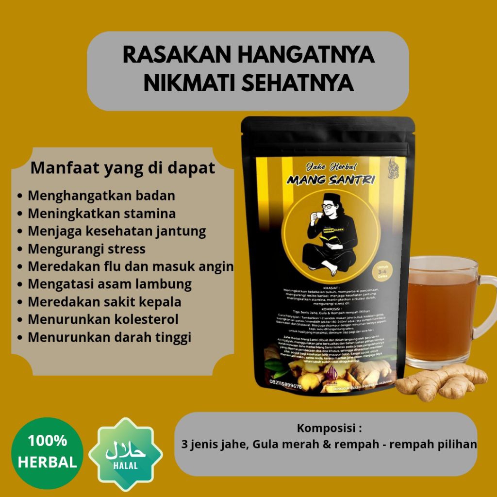 

Bubuk Jahe Murni Original 100 gr - Minuman Tradisional Herbal