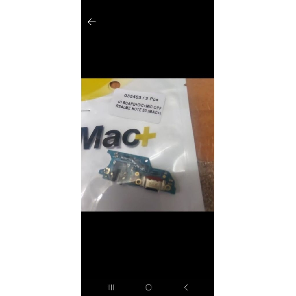 ui board*c/c+mic+hf Realme Note 50 +ic