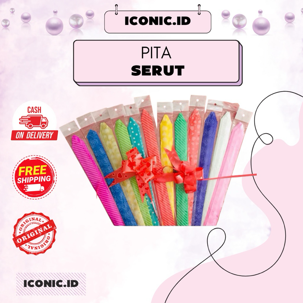 

Iconic.id - Pita Serut / Pita Hias / Pita Hias Serut / Pita Serut Hias
