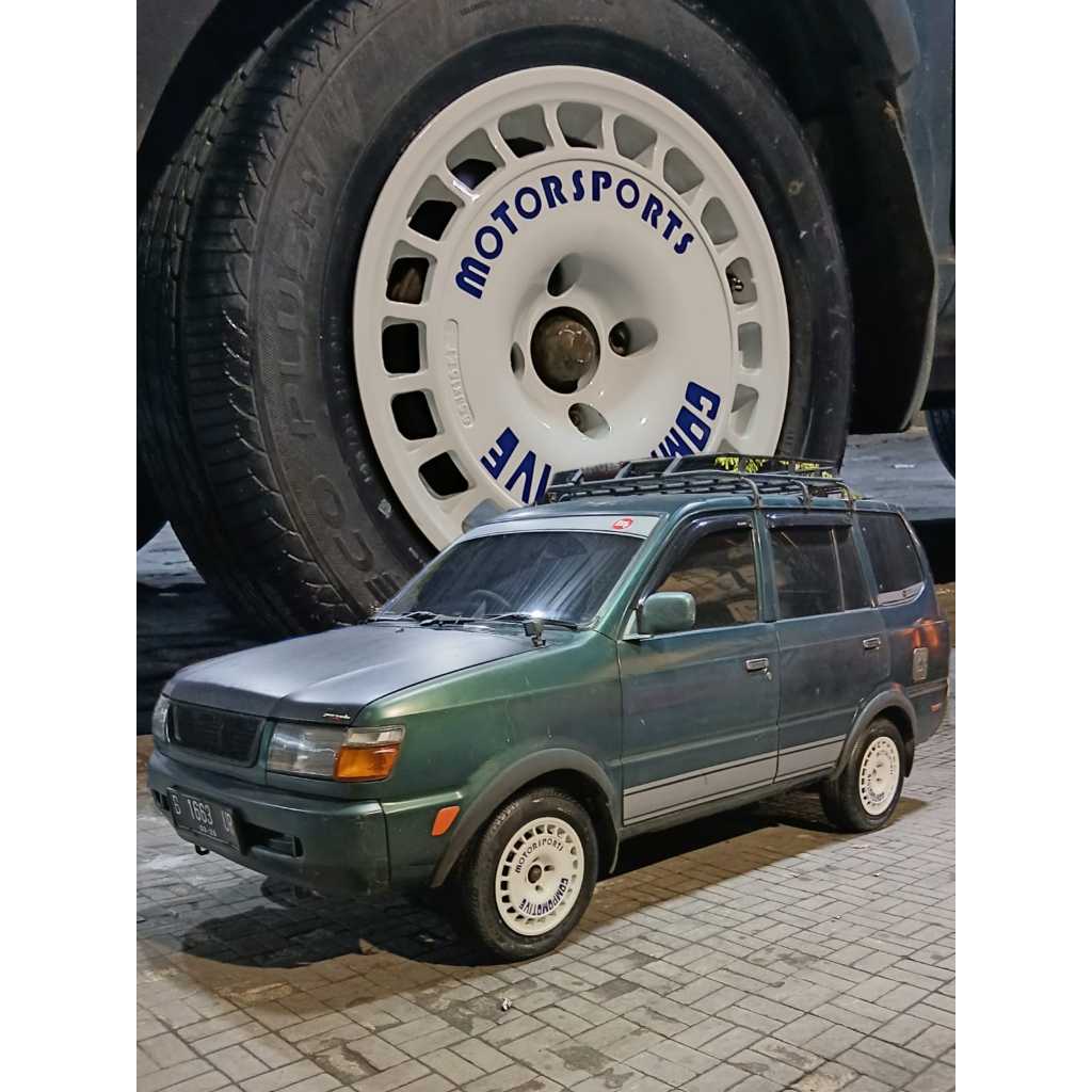 paket rally velg hsr rl ring 15 untuk mobil kijang kapsul plus ban accelera 195 65 r15 -metro