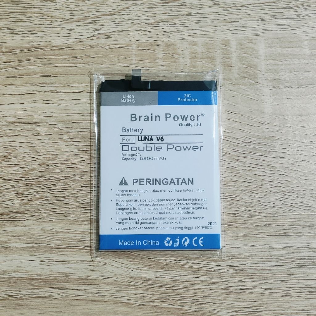 BATERAI BATRE LUNA V6 V 6 V-6 DOUBLE POWER BATTERY HP
