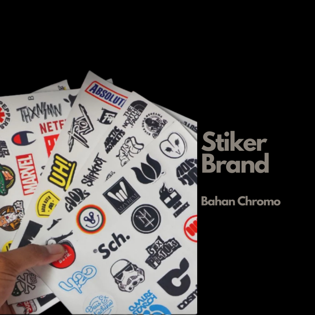 

Sticker Brand Luar 50pcs
