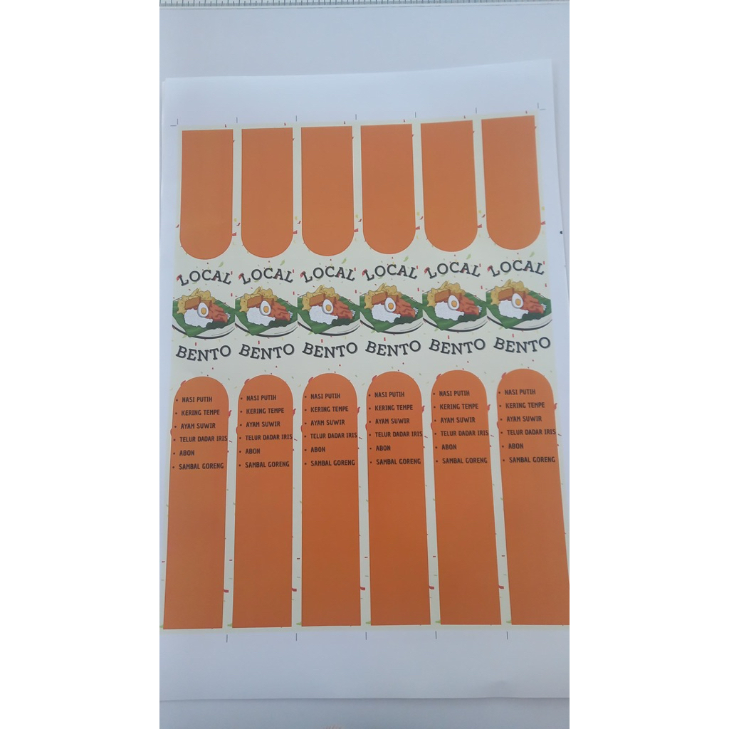 

Roller Label | Sabuk Bento FREE CUTTING