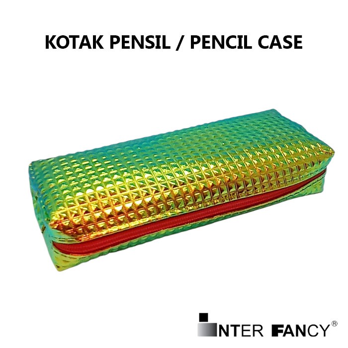 

Kotak Pencil / Tepak Pensil / Tempat Pensil / Pencil Case Embos Timbul Kotak Kotak warna Mas Bunglon, bisa berubah ubah warna, type BD 01, Elegan. Terbuat dari bahan imitasi tahan air, ringan dan memuat banyak peralatan tulis.