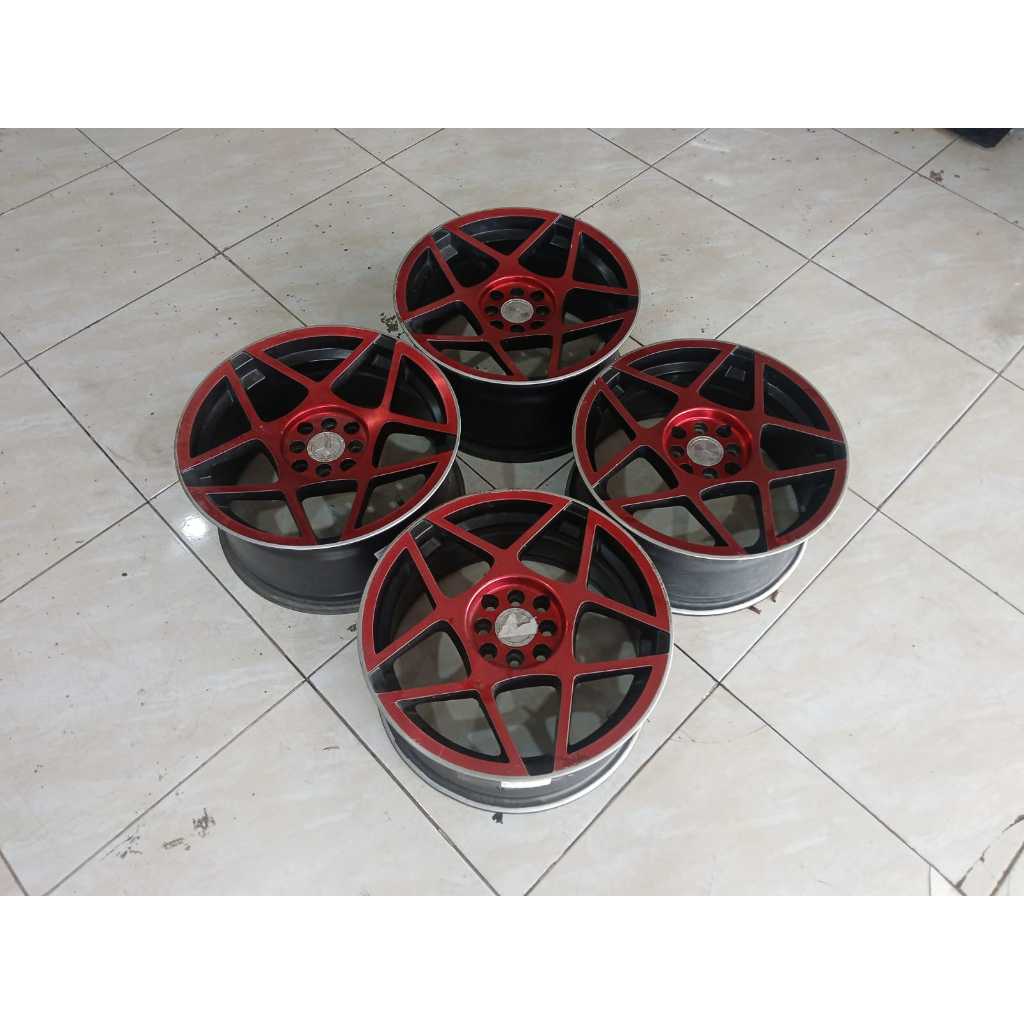 Velg Second Murah 3SDM Ring 17 x 7.5/8.5 4x100/114.3 ET42/33 Vios Soluna Altis Maestro Kijang