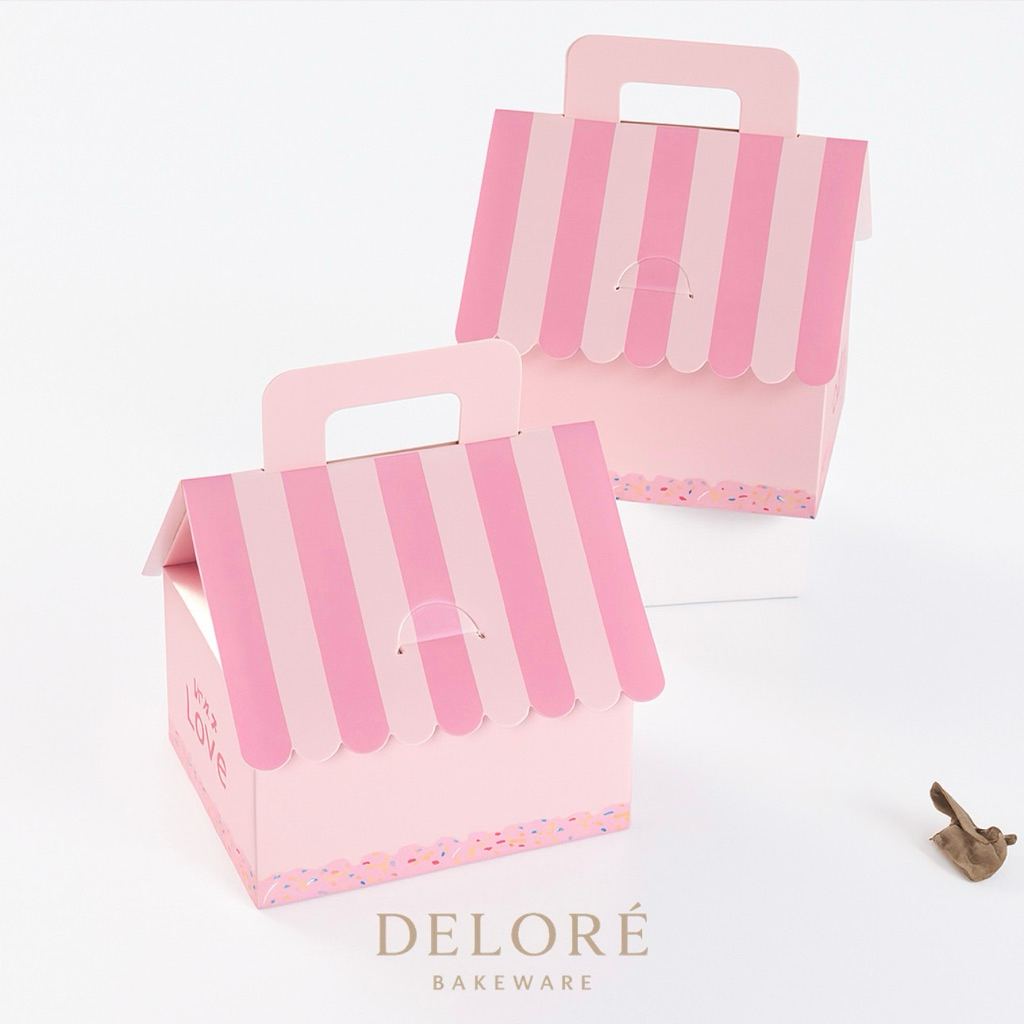 

DELORÉ Goodie Bag Rumah Pink / Paper Bag Ulang Tahun Anak Motif Rumah Pink / PaperBag Ultah / Tas Ultah Perayaan / Tas Hampers Lebaran / Kotak Acara Pesta Birthday Anak Cewek Cowok / Bingkisan Snack Mini / Kotak Kado Permen Karakter Lucu