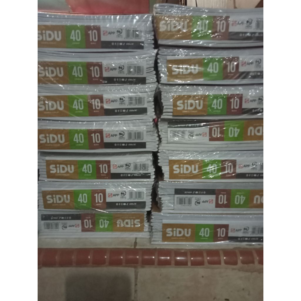 

buku tulis sidu isi 10pack 40 lembar