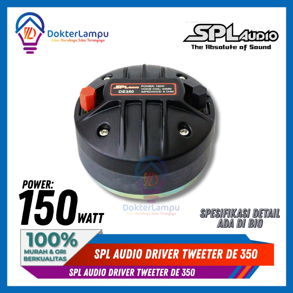 SPL Audio Driver Tweeter DE 350