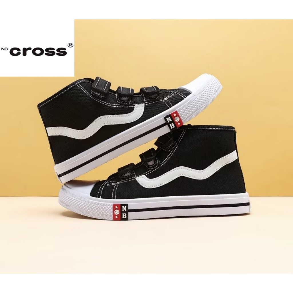 NB CROSS Sepatu Anak Sekolah Tiga Perekat GY-909/009