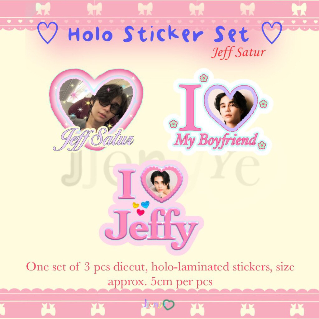 

☆ Jeff Satur Holo Sticker Set ☆
