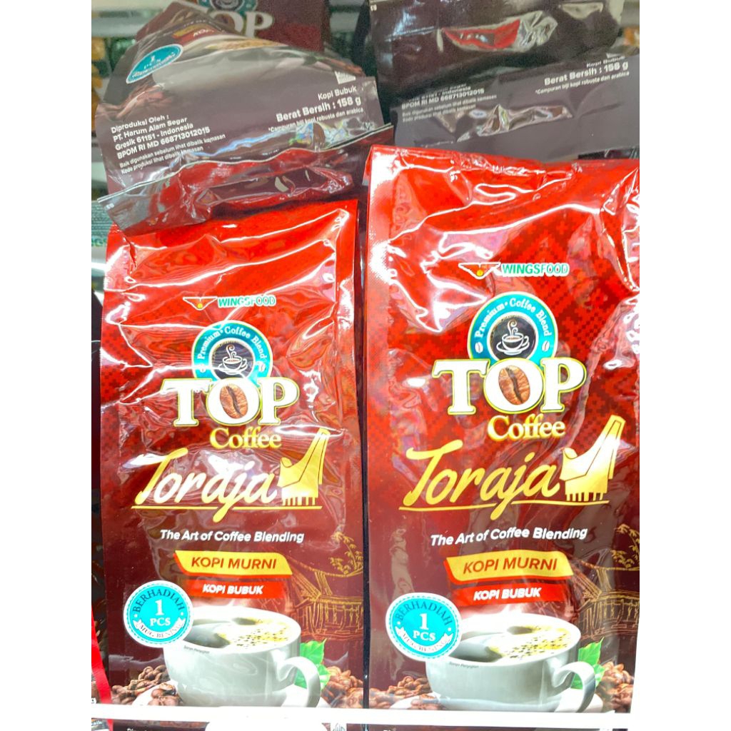 

TOP Coffee Toraja Kopi Bubuk Murni 158g