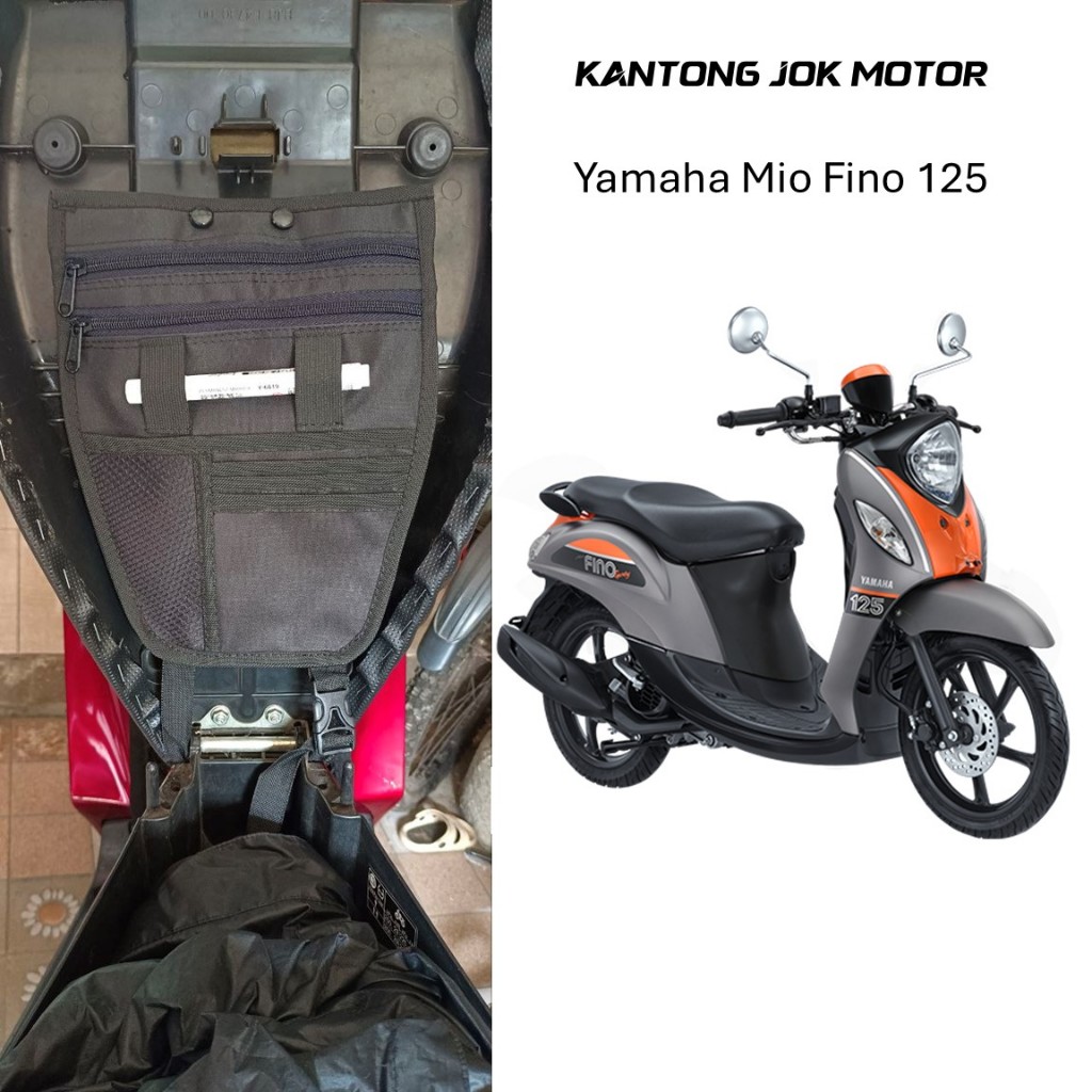 Seat Bag Tas Jok Motor Kantong Bagasi Yamaha Mio Fino 125