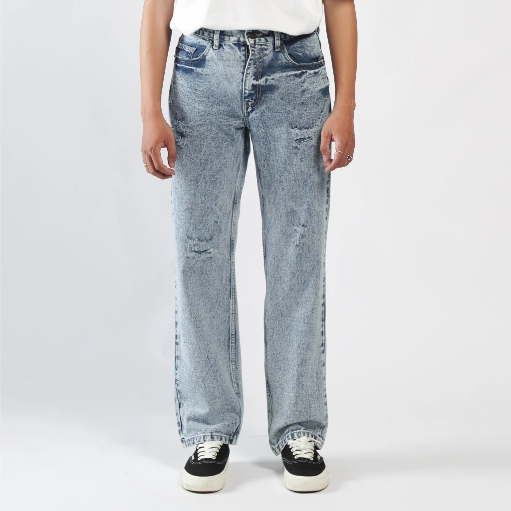 [AMIGOS DE NIMES] L'HOME BLUE SNOW REGULER DENIM