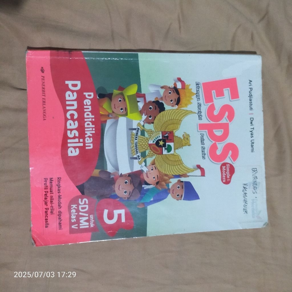 PANCASILA KELAS 5,Bekas Pribadi