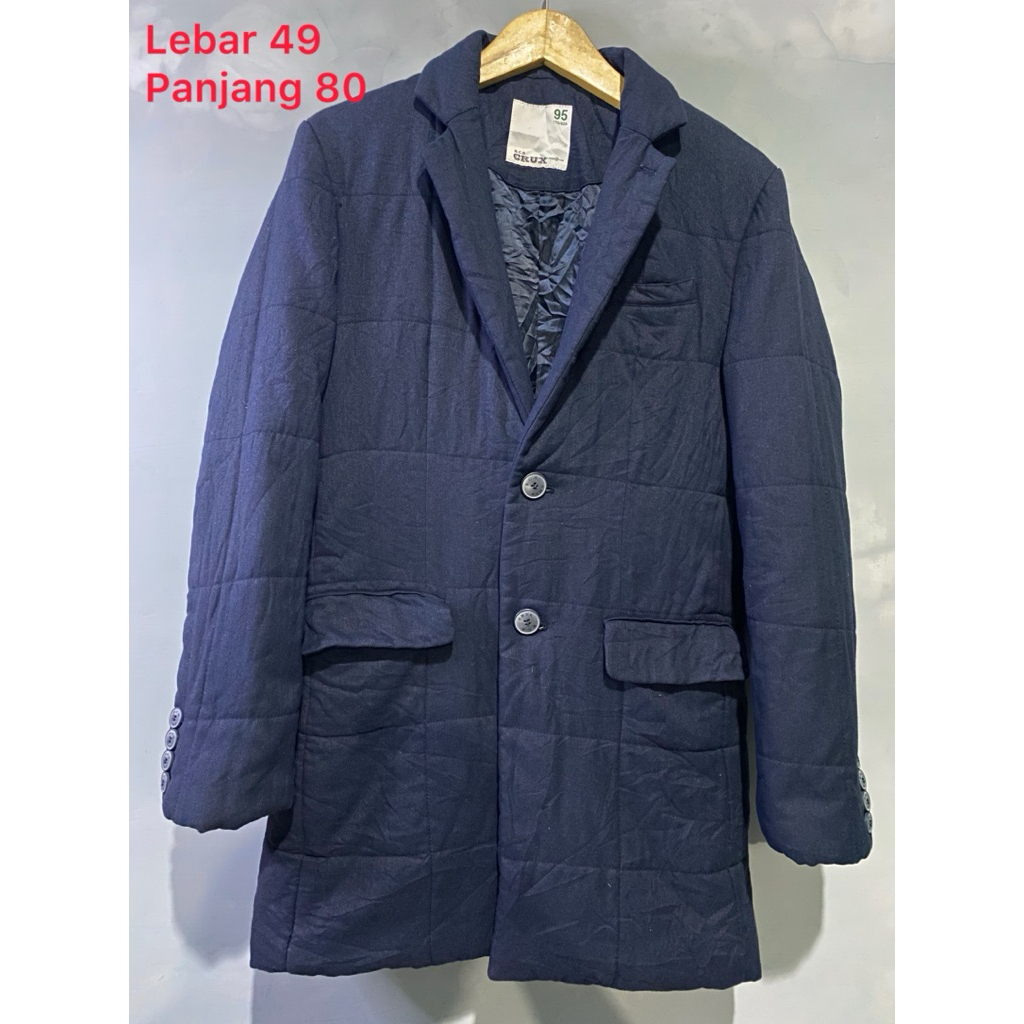 coat wool jas cowok second