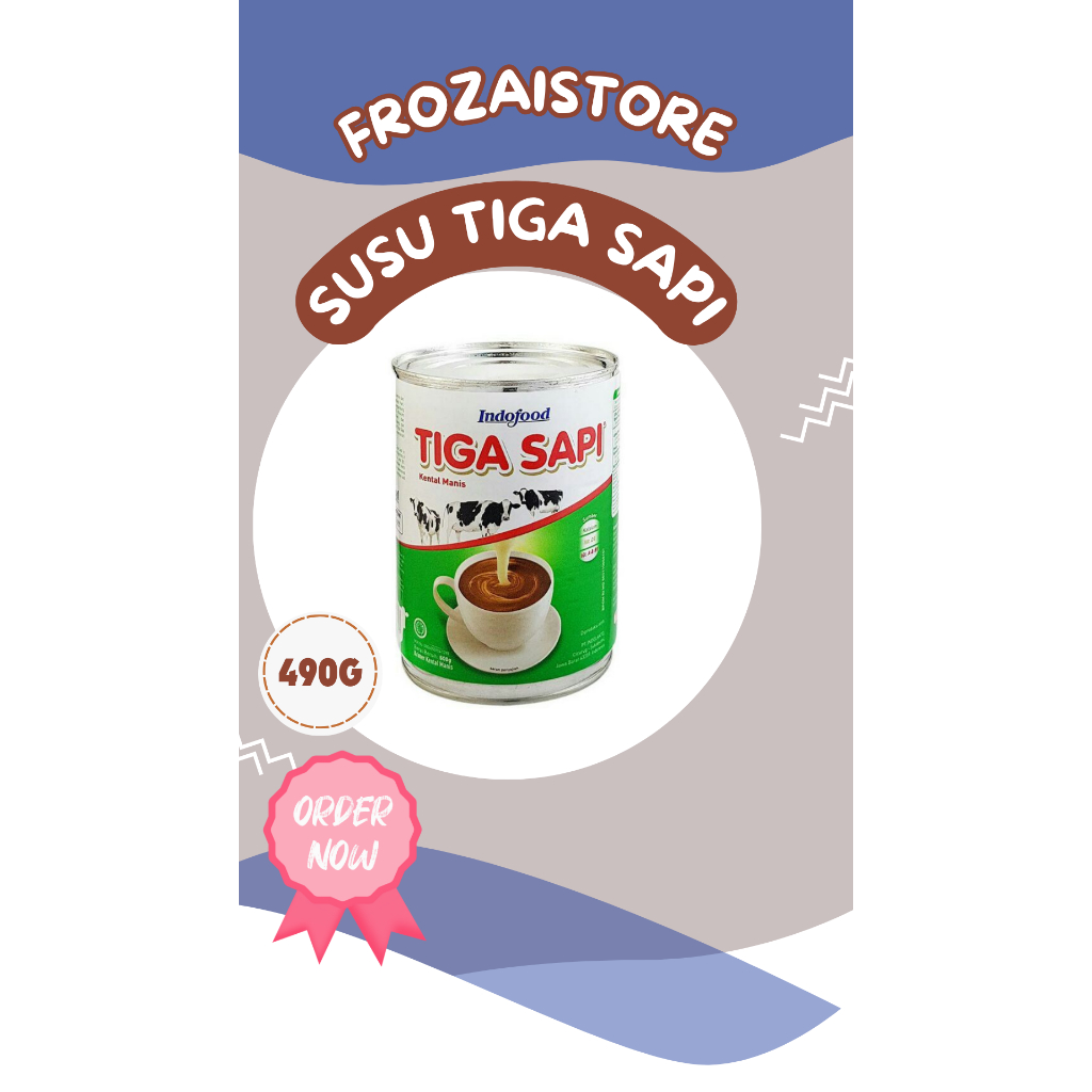 

Susu Tiga Sapi 490g