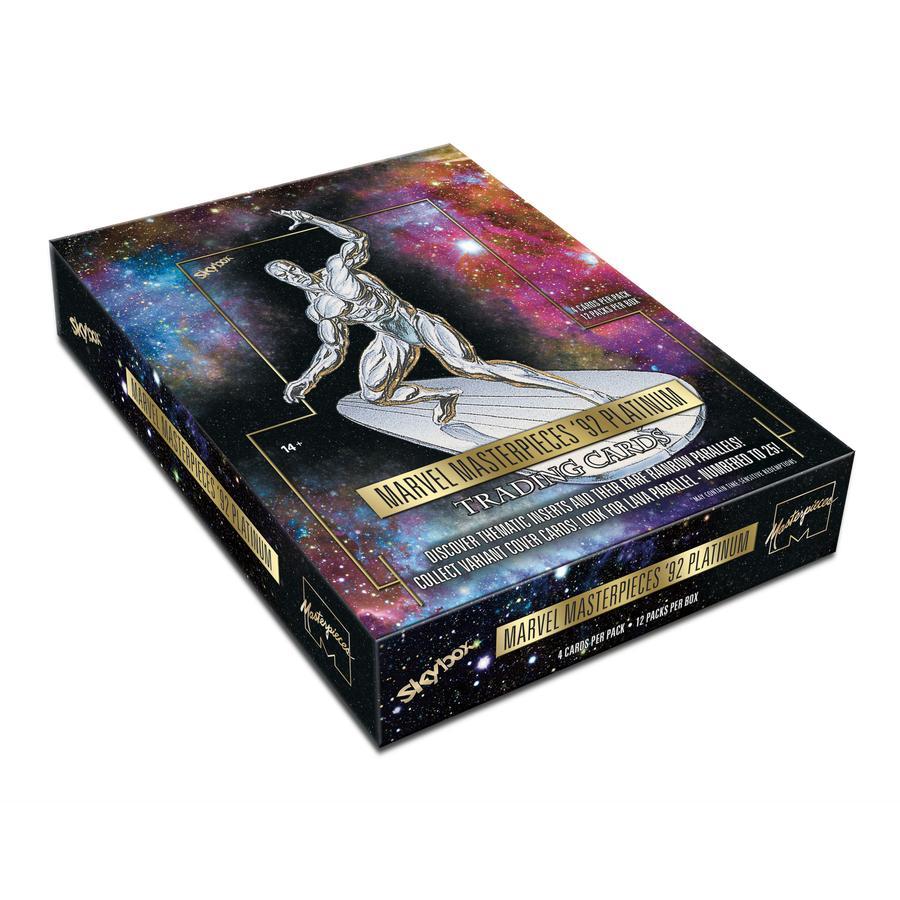 2024 Upper Deck Marvel Masterpieces '92 Platinum Hobby Box (12 pack per box, 4 kartu per pack)