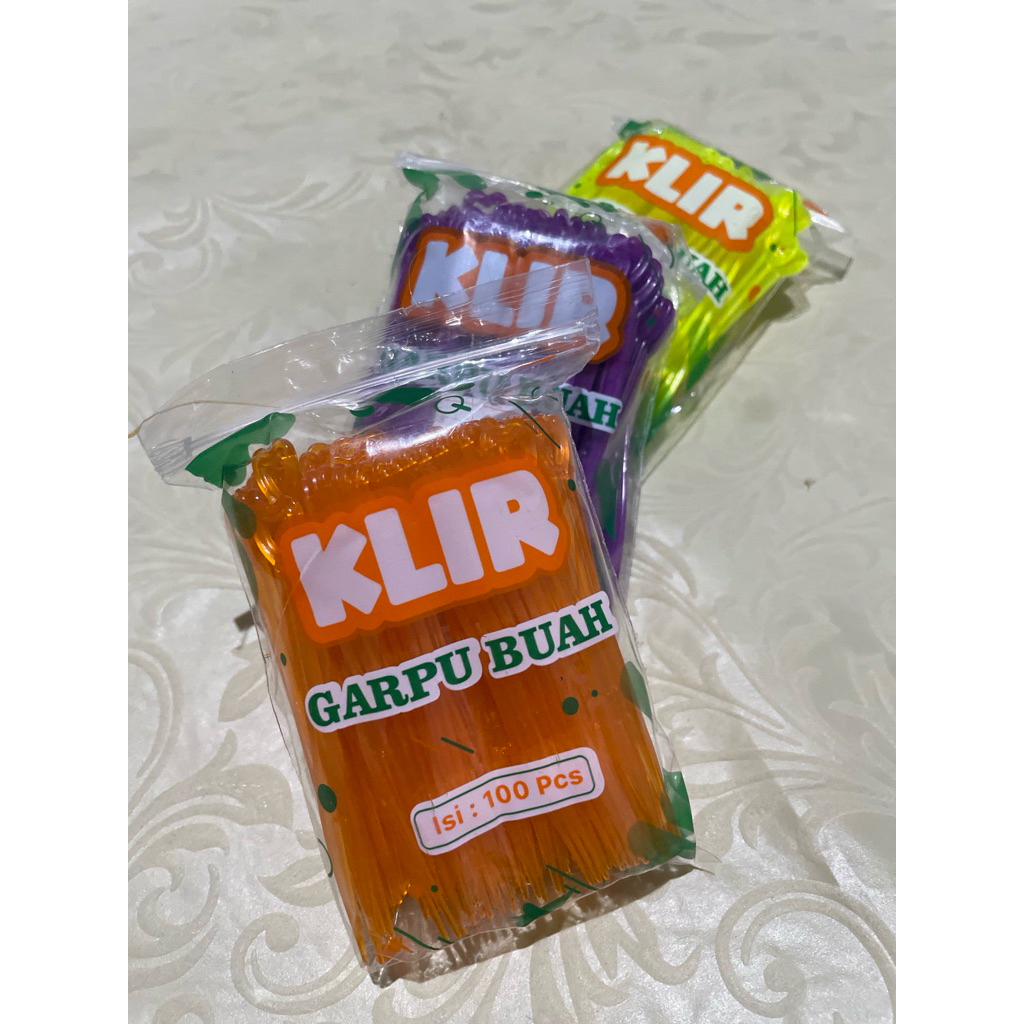 garpu buah (merk klir)