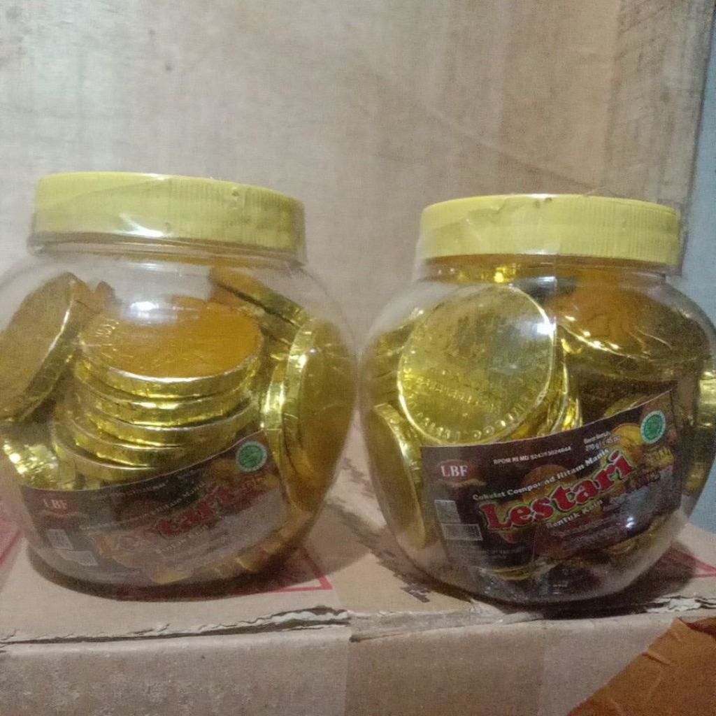

cokelat coin lestari isi 45 pcs bisa COD