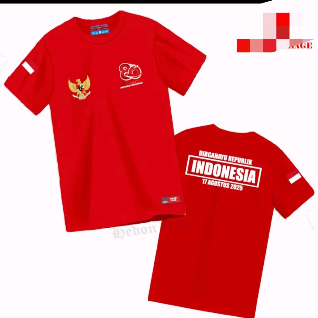 KAOS DIRGAHAYU 17 AGUSTUS REPUBLIK KE 80