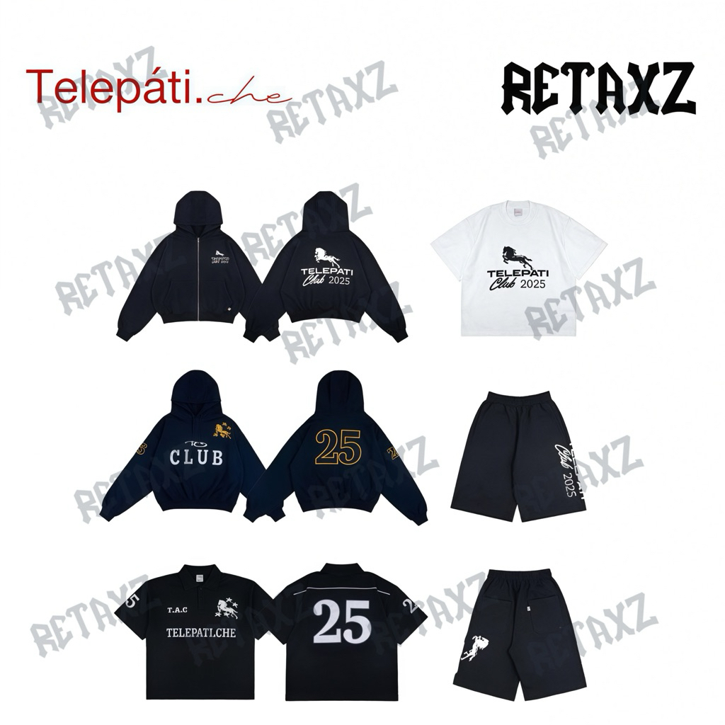 TELEPATI.CHE Hoodie - Zip - Tee - Polo - Shortpants