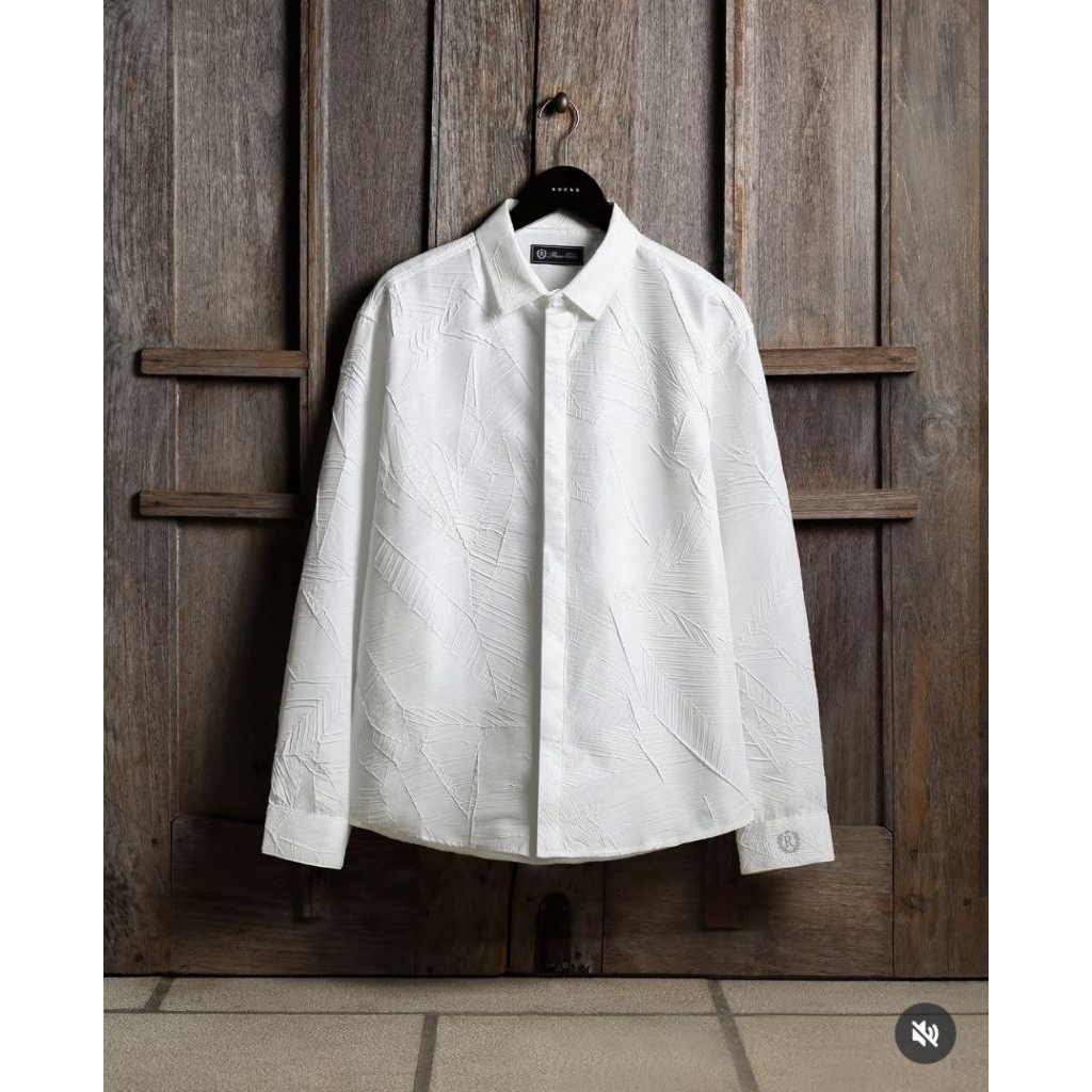 [ORIGINAL 100%] RUCAS EDISI LEBARAN RUCAS TAILOR TEXTURED LONG SHIRT, RUCAS GRADIENT GREY LEATHER JA