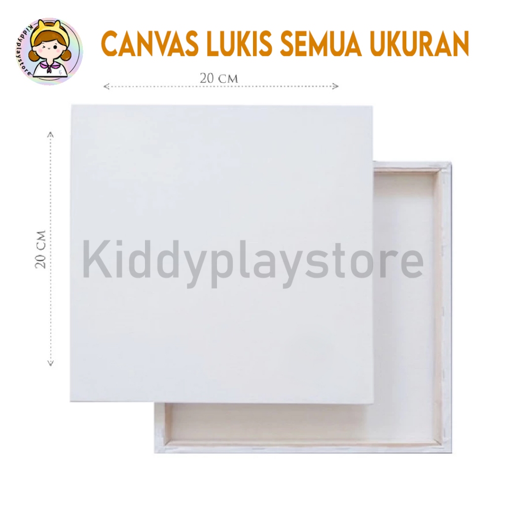 

Kanvas Lukis Halus - Ukuran 20x20 & 20x30 cm