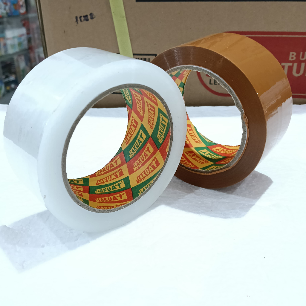 

LAKBAN BENING 2 INCH LAKUAT SUPER KUAT OPP 48MM X 100 YARD REKAT DAN GARANSI UKURAN