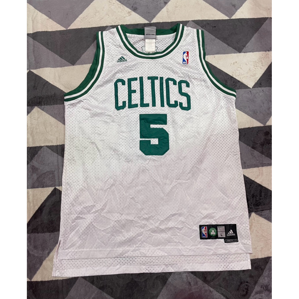 Jersey Basket Celtics NBA #5 Garnett Adidas Made In Korea Size L on tag