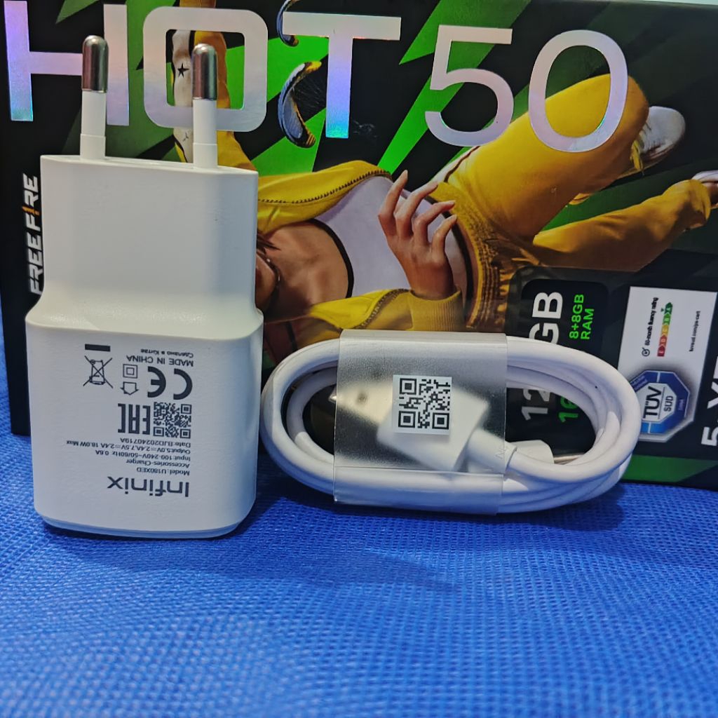 Charger Infinix Hot 50, Hot 50i, Hot 30i Type C ORI Copotan 18Watt Fastcharging Cable