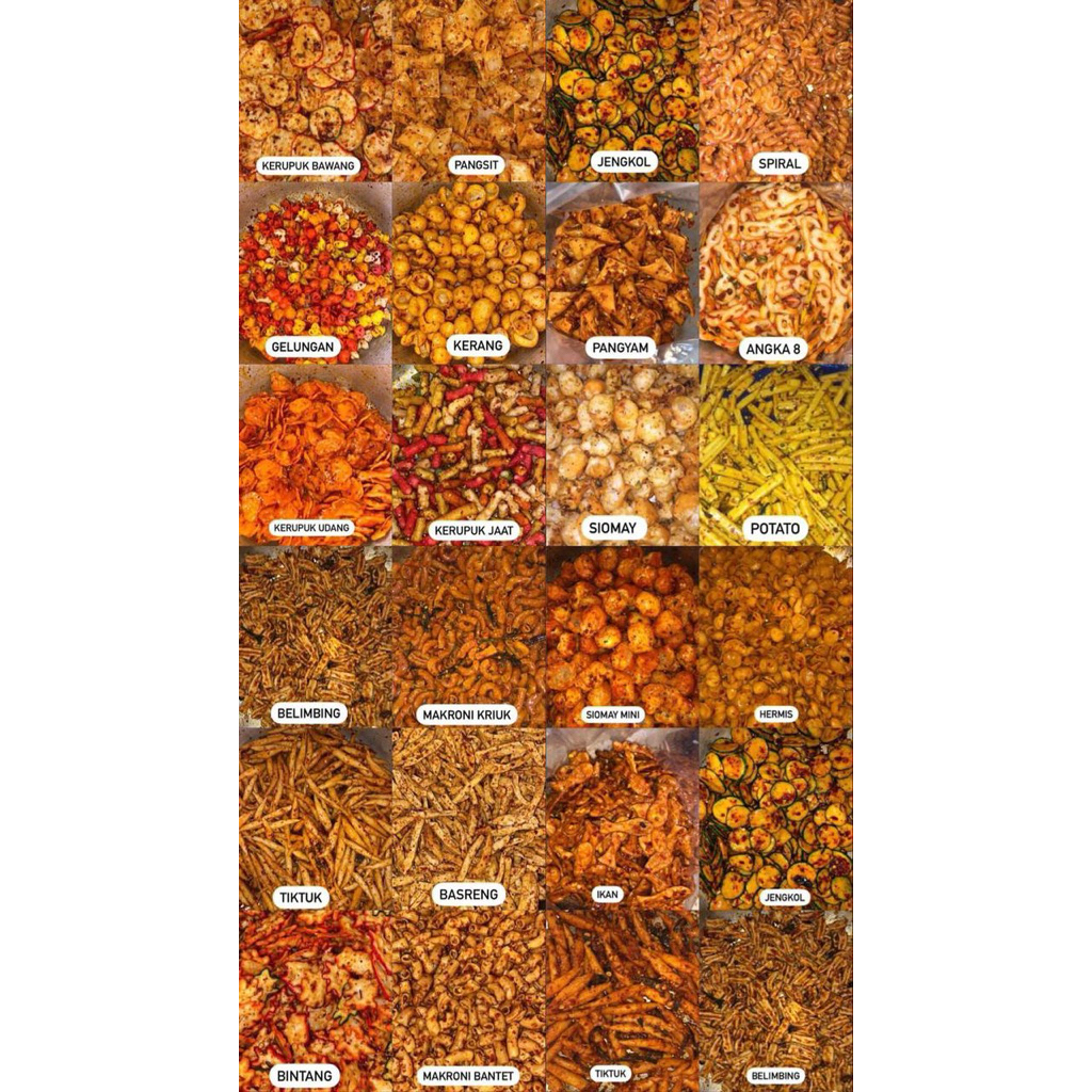 

seblak kering berbagai varian