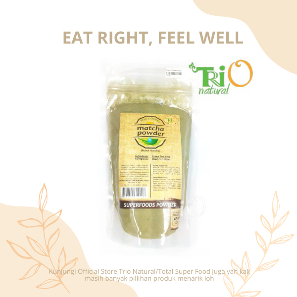 

TRIO NATURAL Bubuk / Powder Matcha 450 gram
